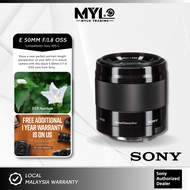 (READY STOCK) - Sony E 50mm f/1.8 OSS Black Lens - SEL50F18 For Sony A6400 | A6500 / A6600 | ZV-E10 