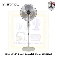 Mistral 16" Stand Fan with Timer MSF1643 | MSF 1643 (2 Years Warranty)
