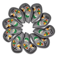 Grey Sushi Iron Set Head Cover Golf Iron Stick Cover Stick Club Iron