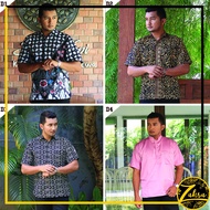 (Men SERIES) Batik Hem Modern Batik Shirt For Men