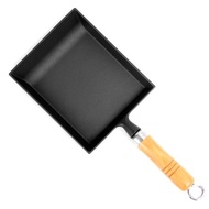 岩鑄 南部鐵器 玉子燒平底鍋 附木柄 IH對應 日本製