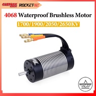 SURPASS HOBBY Rocket 4068 Waterproof Brushless sensorless Motor 1700/1900/2050/2650KV For 1/8 RC Car