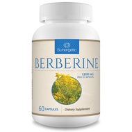 Sunergetic Premium Berberine Supplement - 1200mg of Berberine Per Serving - Berberine HCL Supplement