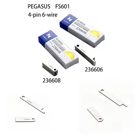 STRONG H 236606 236608 Upper Lower Knives for Pegasus FS601 FS603 FS700 4-Needle 6-Thread Sewing Mac