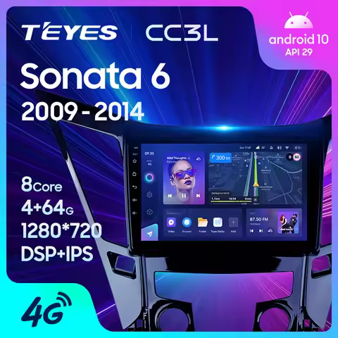 TEYES CC3L WIFI For Hyundai Sonata 6 YF 2009 - 2014 Car Radio Multimedia Video Player Navigation ste