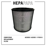 Philips AC0950 AC0951 FY0910 Compatible Replacement Filter [HEPAPAPA]