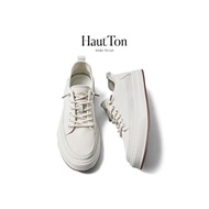 HautTon HautTon Mesh Breathable White Shoes Men's 2026 Summer New Style Slip-On Casual Canvas Sneake