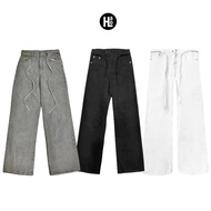 White Rope JEANS - Wide-Legged JEANS Y2K Style UNISEX Extremely War