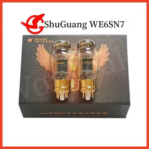 ShuGuang WE6SN7 6SN7 Electron Vacuum Tube Upgrade CV181 6N8P 6H8C 5692 6SN7C 6SN7GT CV1988 HIFI Audi