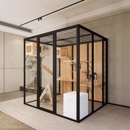 Custom Panoramic Glass Cat Cabinet Cat Villa Cat Room Cat Room Large Luxury Oversized Cat Cage Cat H
