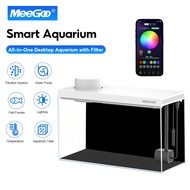 MeeGoo All-in-One Smart Auto Feeder Aquarium Fish Tank Temperature Sensor Purification Filt APP Sync