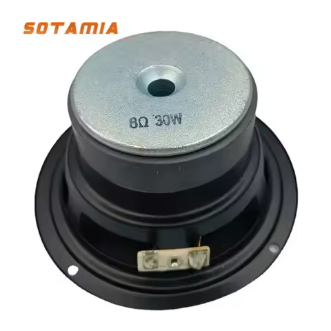 SOTAMIA 4.5 Inch 30W Woofer Speaker 4.8 Ohm 25 Core Super Bass for DIY Home Music Bluetooth Subwoofe