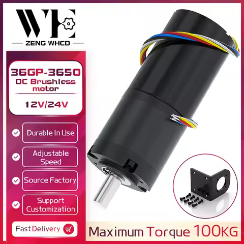 36GP-3650 Micro DC Gear Motor 12V24V Forward And Reverse Adjustable Speed 11PRM~2160PRM Brushless Pl