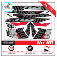 TEM XE NOUVO 6 NV6 TEM RỜI NOUVO 6 MẪU ZIN ĐEN BẠC ĐỎ