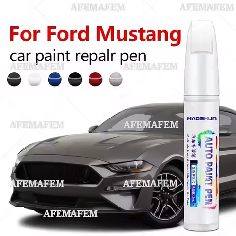 Paint Repair Pen Touch Up Scratch Remover DIY Auto Accessories Black White For Ford Mustang 1979-202