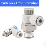 1PCS  AS1201F AS2201F 3201F Speed Controller with One-touch Fitting Meter-out Throttle valve Pneumat