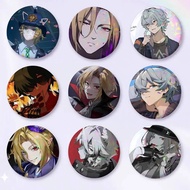 A-ZZ-enless Zone Zero Hugo 75x75 25x25 Mm Cartoon Round Brooches On Backpack Shirt Accessories Jewel