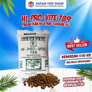 Pakan Pelet Ikan Lele HI-PRO-VITE 789 Pakan Ikan Nila dikemas 10 Kg