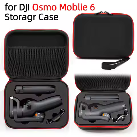 For DJI Osmo Mobile 6 Carrying Case: Lightweight, Protective Handbag with Secure Compartments for Tr