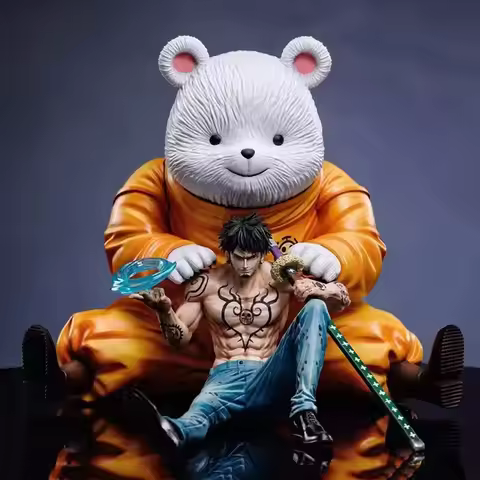 One Piece Anime Figurine Sitting Posture Trafalgar Law Operation Room Action Figures Pvc Model Colle