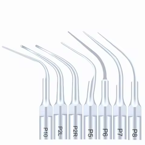 For EMS Woodpecker Refine Dental Ultrasonic Scaler Handpiece Tip Scaling Tips P2L P2R P2LD P2RD P5 P