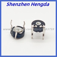 5Pcs Adjustable PT06-1K 2K 3K 500K 1M 100 Ohm Horizontal Cross Hole PT6KV-101A/102A/202A/302A/504A/1
