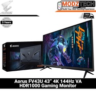 Aorus FV43U 43" 4K HDR1000 VA 144Hz Gaming Monitor (FREE DELIVERY)