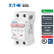 EATON  PLSM-C32/2 MCB 2P 32A 10kA (IEC/EN 60898) เซอร์กิตเบรกเกอร์ขนาดเล็กรุ่น 2 โพล 32 แอมป์ - Moel