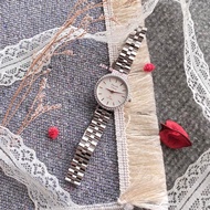 [Original] 2B70 LHBSSSLRG Alexandre Christie Sapphire Women's Watch with White Dial and Silver Stain