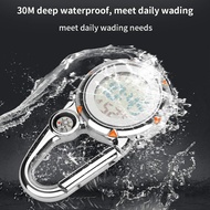 Clip on Carabiner Digital Watch Luminous Sports Watches Carabiner Watch for Hikers Mountaineering Ou
