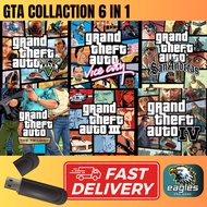 [ PC Game ] 6-1 GTA Collection GTA V/GTA Vice City/ GTA San Andres/ GTA The Trilogy/GTA III | [ Pend