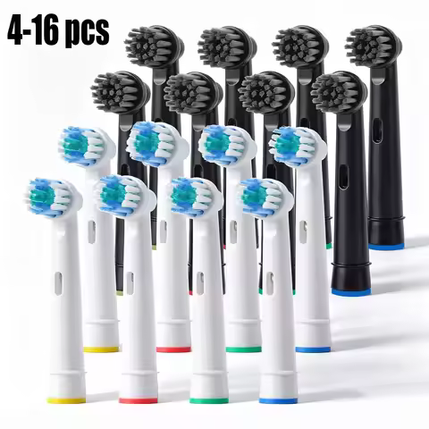 Electric Toothbrush Replacement Brush Heads for Oral Basic Cleaning -B Toothbrush Nozzle Bristles D1