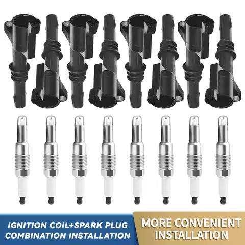 8PCS Ignition Coils DG511 3L3Z12029BA Iridium Spark Plugs Auto Plug Engine Parts 9W7Z9F593A Suitable