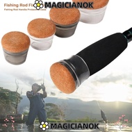 MAGICIANOK Rod Bottom Protector, Silicagel Deodorant Fishing Rod Handle Protective ,  Fishing Rod Bo