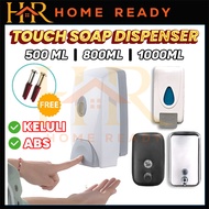 Bekas Sabun Cecair Dinding Manual Dispenser 500ml 800ml 1000ml / Liquid Soap Dispenser