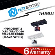 LIAN LI HYDROSHIFT 2 OLED CURVED 360 P28-V2 AIO COOLER (BLACK/WHITE)