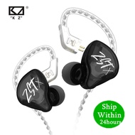 NEW KZ ZST X 1BA 1DD Hybrid HIFI In Ear Earphones Bass Earbud Sport Noise Cancelling Headset KZ ZSTX ZSN X ZSX ZS10 ES4