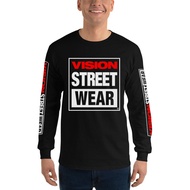 Vision Street Wear skateboard Long Sleeve T shirt Up To jumbo Size