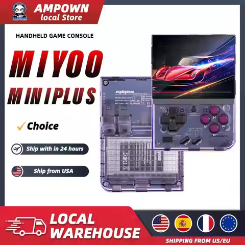 MIYOO Mini Plus Mini+ Portable Retro Handheld Game Console 3.5-inch IPS Screen childhood Classic Nos
