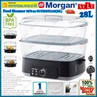 Morgan Food Steamer MFS-29 NUTRISTEAM (BK) 28L Food Steamer (Black)