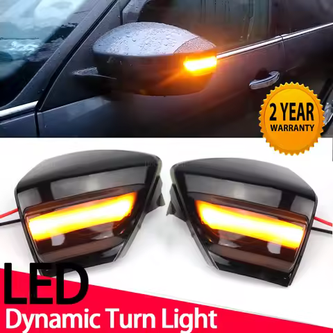 Dynamic LED Turn Signal Lights Rearview Mirror Indicator Blinker Repeater For Ford S-MAX CD340 Kuga 