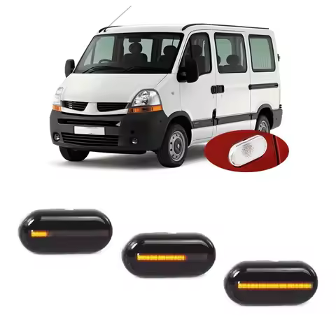 for Renault MASTER II MK2 Bus JD FD ED HD UD 1998 - on Dynamic LED Indicator Side Marker Turn Signal