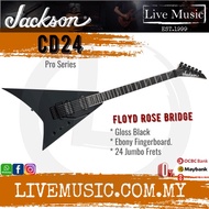Jackson Pro Series CD24 Electric Guitar Ebony Fretboard - Gloss Black (CD-24/CD 24)