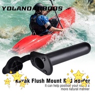 YOLA Fishing Rod Holder Portable Kayak Fishing Pole Flush Mount With Cap Cover