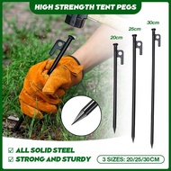 20/25/30cm Peg Stake Camping Peg Tent Peg Tarp 9mm Diameter Flysheet Sand Peg Stake Nail