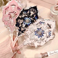 Terdapat dalam stok: Cermin Tangan Little Angel, gaya puteri, feminin, mempunyai daya tarikan esteti