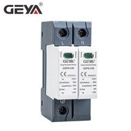 GEYA GSP9 2Pole Surge Protector 20KA-40KA SPD AC275V AC385V 400V 440V SPD House Surge Protector 1P N