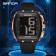 Elderly Big Dial Multifunctional Fashion Time Voice Newspaper Men's Barrel-Shaped Cross-Border Elect