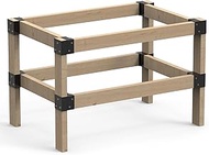 Neorexon 2' x 4' Basics Workbench Kit, 8 PCS Heavy Duty 3-Way Brackets for Garage Workbench Legs Bra