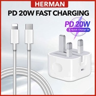 PD 20W Charger Plug 20W USB-C Power Adapter 5A Fast Charging USB-C Type-C  FOR iPhone IPAD ANDROID P
